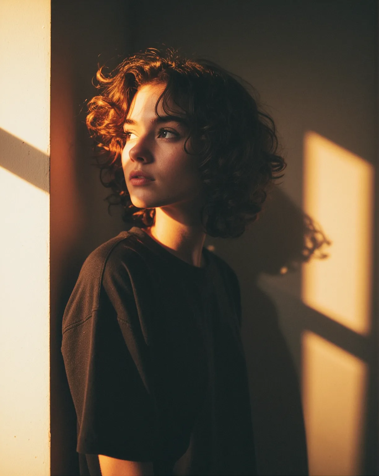Golden Hour Silhouette — Cinematic Window Light Portrait