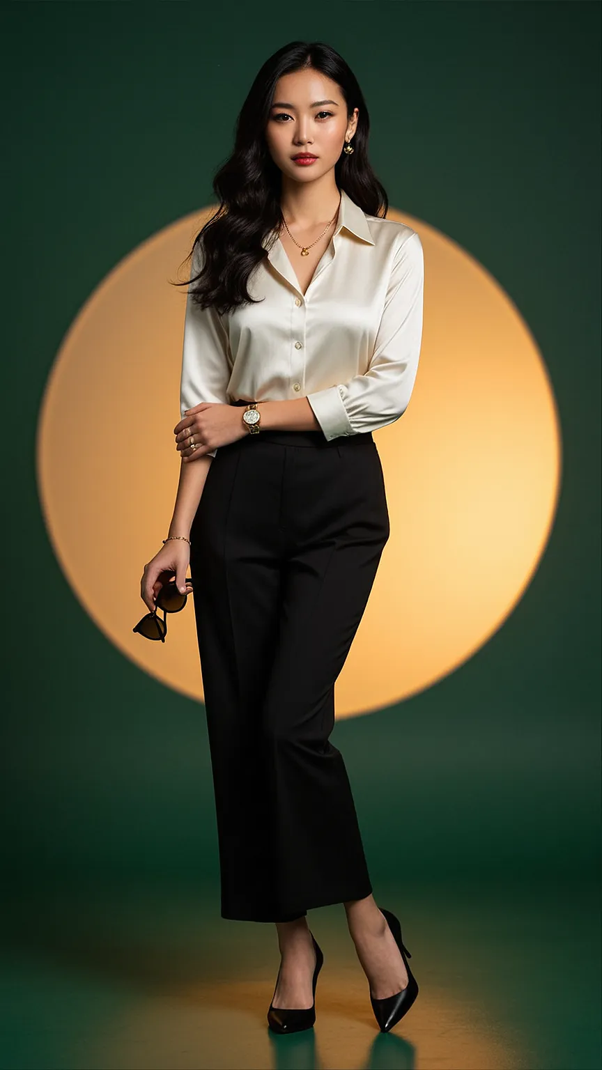 Ultra-Premium Emerald Executive — Luxury Womenswear Editorial Campaign